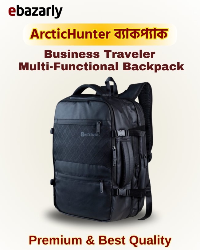 ArcticHunter Business Traveler Multi-Functional Backpack Laptop Bag